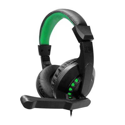 China low latency gaming headphone with LED Lighting Gaming Headset Cool Appearance For Computer With Mic for sale