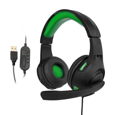 China OEM Wired Gaming Headphone 3.5mm Surround Stereo Sound Headset for sale