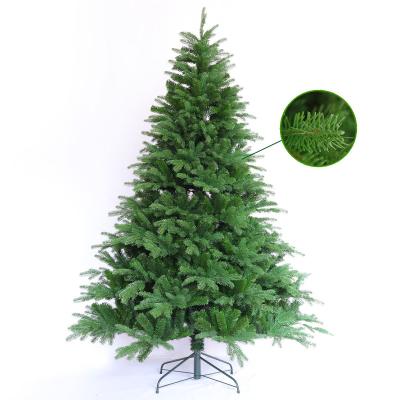 China Environmental Friendly Festival Christmas Decoration Supplies Ornaments Glitter Christmas Tree Set Kids Green Slim Artificial Christmas Tree for sale