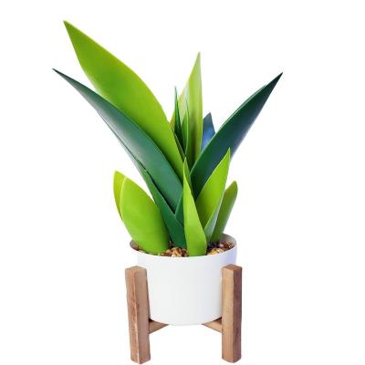 China Large Eco-friendly Artificial Lifelike Green Succulents Plants With Plastic Pots For Home And Office Decoration Including Aloe Echeveria for sale