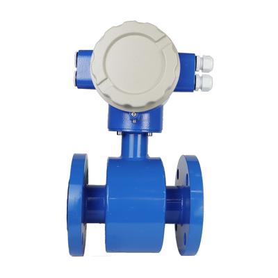 China Carbon Steel / Stainless Steel 15m/s 0.2%V.S 0.5% F.S High Accuracy Digital Magnetic Water Flow Meter for sale