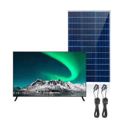 China Smart Home Solar TV 32 Inch 18 Volt Set Solar TV And Led Lights Saport Solar Led TV for sale