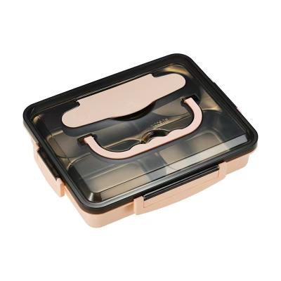 China Freshness Preservation 18/10 Stainless Steel Metal Tiffin Bento Lunch Box For Kids Stainless Steel Desk for sale