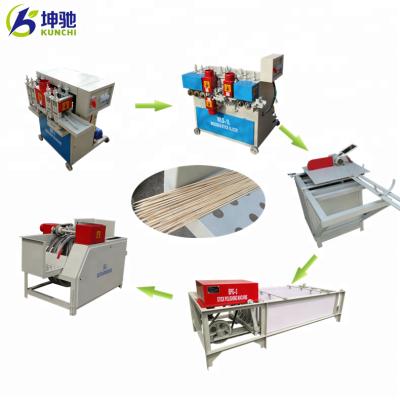 China Making BBQ Sticks After Sales Service Provided Wooden Barbecue Stick / Push Making Machine Supplied By KUNCHI for sale