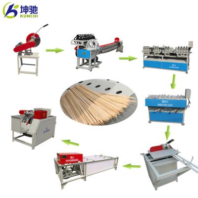 China BBQ Sticks Bamboo BBQ Stick / Bamboo Skewer Machine With Full Production Line for sale