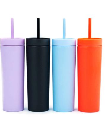 China New Style Macarone Colored Straight Single Plastic Viable AS OUTDOOR WATER BOTTLE for sale