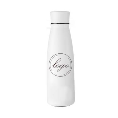 China Custom Viable 400ML 500ML Logo High Hardness Layer Temperature Show Leakproof Keep Hot Stainless Steel Bottle for sale