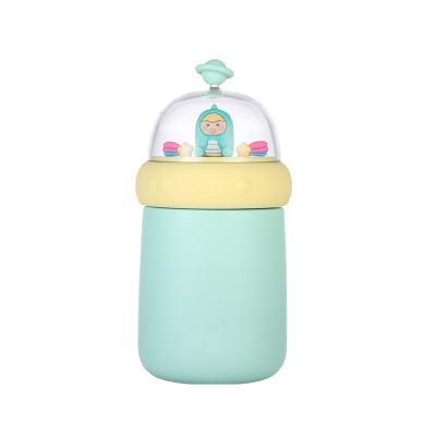 China New Amazon fashion cartoon stainless steel cute viable thermal water bottles for kids for sale