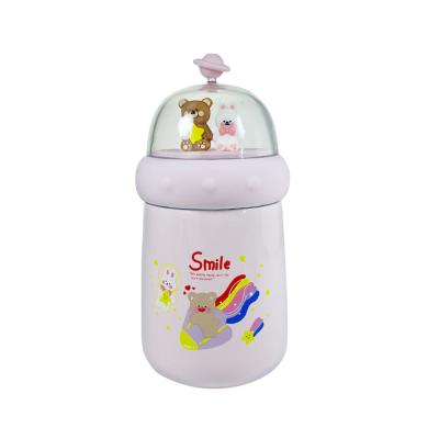 China Sustainable Quantity Cartoon Stainless Steel High Vacuum Insulated Flask Kids Thermal Water Bottle for sale