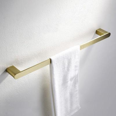 China Modern Chinese Bathroom Accessories Factory Suppliers Metal Towel Rack Single Towel Lever for sale