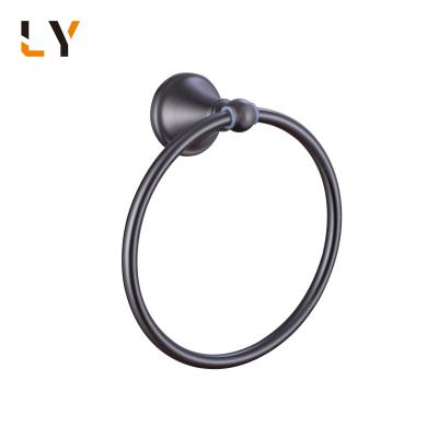 China Modern Design Durable Metal Towel Rack Circle Bathroom Engineered Towel Ring for sale