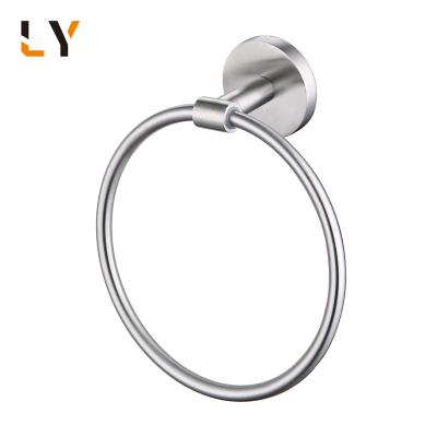 China Durable Favorite Product Toilet Rack Holder Bathroom Single Towel Ring for sale