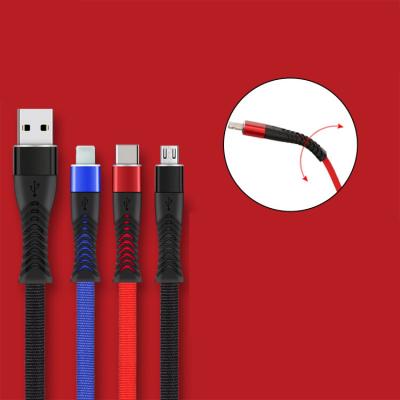 China Best Selling MP3/MP4 Player Microphone USB Cable Type C For Lightning For IOS Android USB Charging Cable For Samsung USB Charger Data Cable for sale