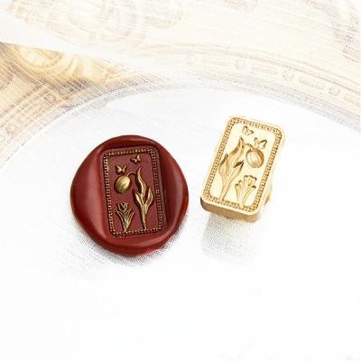 China Customized Wooden Wax Stamp Invitations Long Seal Stamp Custom Wood Stamp Wood Stamp for sale