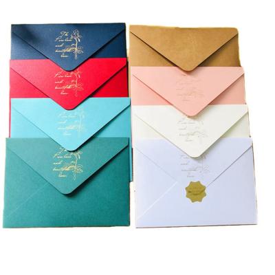 China Eco - Friendly Cheap Simple Wedding Decoration Greeting Card Envelopes Put In Envelope Box for sale