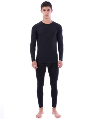 China Mens Thermal Underwear Light Weight Long Johns Soft Thermal Top And Bottoms Set Winter Skiing Base Layer for sale