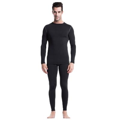 China Breathable Mens Underwear Light Weight Long Johns Soft Thermal Top And Bottoms Set Winter Skiing Base Layer for sale