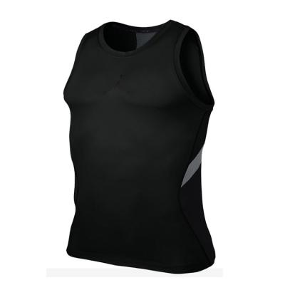 China Wholesale Antibacterial Compression Tank Tops For Men Quick Dry Slimming Vest Sleeveless Fitness for sale