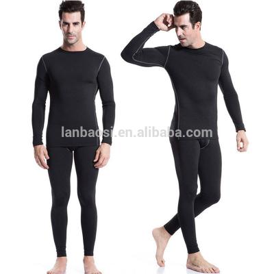 China Antibacterial Men's Fitness Compression Sportswear Set Base Layer Underwear Recycling Sleeve Tank Top And Tights Long for sale