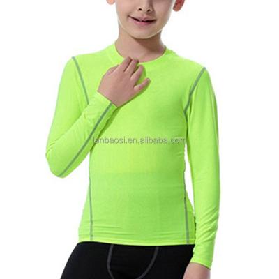 China Wholesale QUICK DRY Knitting Boys And Girls Compression Football Practice T-shirt Baseball for sale