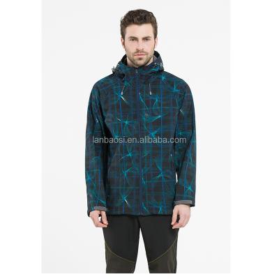 China OEM Breathable Men's Jacket Spring And Autumn Waterproof Softshell Hoodies Jacket Men's Jacket Fabric for sale