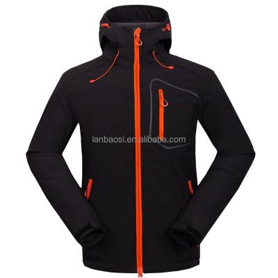 China Wholesale Breathable Outdoor Jacket Men Waterproof Hooded Windproof Softshell Jacket Men for sale