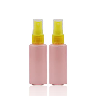 China Wholesale Matte Pink Plastic Bottle 100Ml Recyclable Material Plastic Spray Bottle Spray 100Ml Bottle for sale