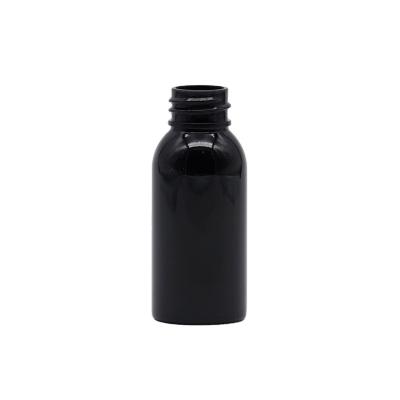 China 100Ml Spray Plastic Bottle Recyclable Material Biodegradable Black Plastic Bottle Sprayer Bottle for sale