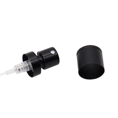 China Non Spill Glossy Black FEA15 Perfume Sprayer Pump Crimp Sprayer Pump For Glass Perfume Bottle for sale