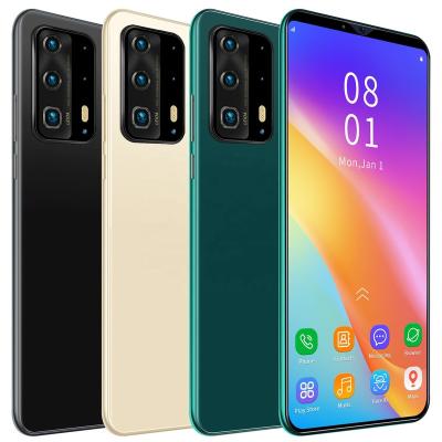 China Dual SIM Card Popular P40pro Open Big Screen 4GB+64GB Android Cheap Phone Dual SIM Card Mobile Phone High Quality Smartphone for sale