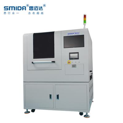 China VISION SYSTEM automatic UV laser cutting machine can link MES system used for camera module marking SMIDA CT-UV015D for sale