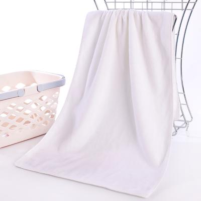 China Compressed White Body Towel Large White Microfiber Towels For Sublimation for sale