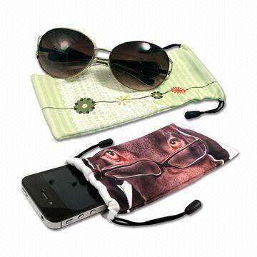 China Waterproof Custom Design Waterproof Bag Microfiber Phone Pouch For Cell Phone, Sunglasses And Jewelry for sale