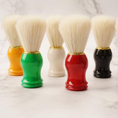 China Shaving Brush 2021 Hot Sale Barber Shop Men's Hair Shaving Soft Hair Brush Logo Bubble Cheap Shaving Brush Custom Made for sale