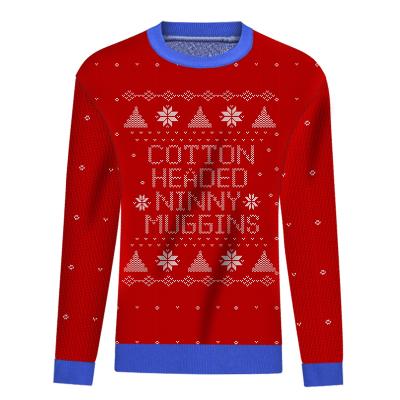 China Fashionable And Shrinkable Anti-wrinkle Custom Women Knitted Sweater Ugly Christmas for sale