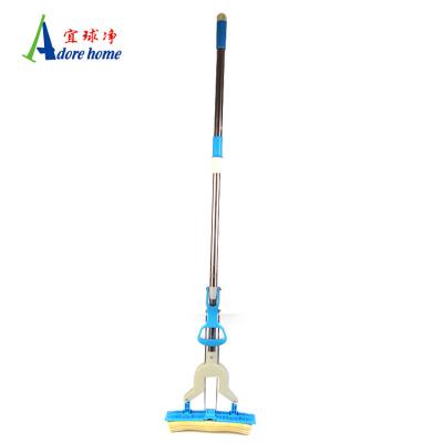 China Just Viable Township Stainless Steel Telescopic Soft Handle Sponge Pva Commercial Broom for sale