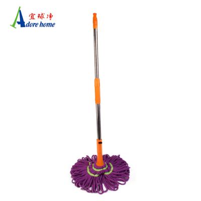 China Sustainable Popular Microfiber Floor Cleaning Wipes Easy Use Twist Mop for sale