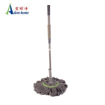 China Long Lasting Hot Selling Microfiber Floor Twist Stretch Broom Household Cleaning Mops for sale