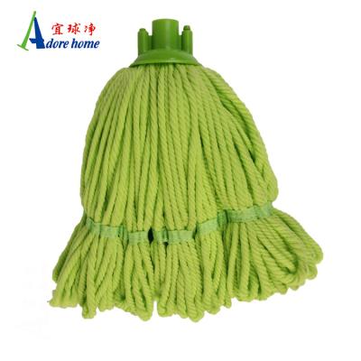 China Sustainable Wet Microfiber Mop Wire Refill With Plastic Plug for sale