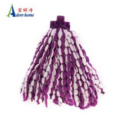 China Viable Color Double Wire String Cleaning Mop Plastic Microfiber For Home Use for sale