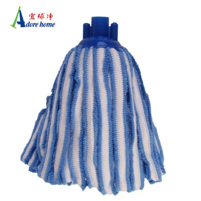 China High Quality Sustainable Washable Floor Around Classic Cotton Microfiber Mop Refill for sale