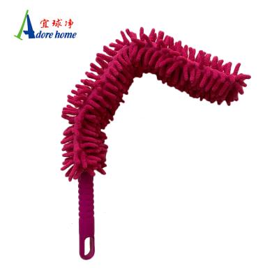 China 360 Degree Folded Folded Handle Long House Home Clean Chenille Duster for sale