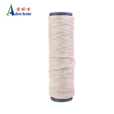 China Customizable White Microfiber Recycled Broom Weaving Yarn For Mop Refill for sale