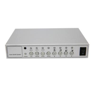 China Remote Control Surveillance Equipment Provider 4 Channel CCTV Color Quad Processor ST400S for sale