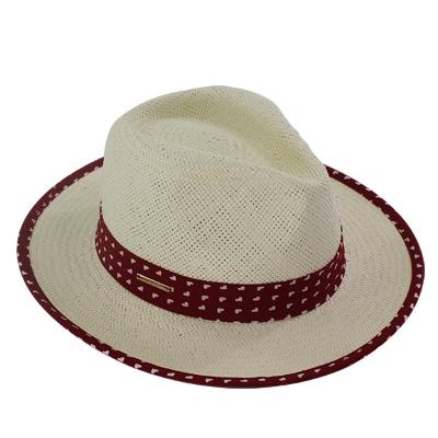 China Custom Women Girl Sun Visor Image Summer Outdoor Beach Straw Hat for sale