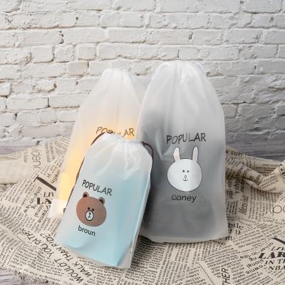 China Recyclable Custom Printing Frosted Transparent Plastic Zip Lock Dust Bag Packaging Bags For Garment for sale