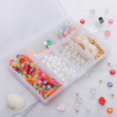 China Wholesale Cheap Promotional Gift Price Plastic Diy Bracelet Accessories Colorful Transparent String Bead for sale