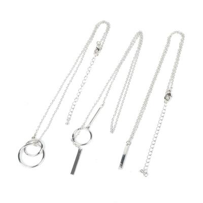 China Trendy high quality cheap price charm simple elegant loose slim thin chain necklace for sale