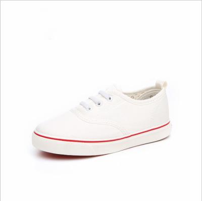 China White Casual Flat Baby Kids Shoes Girl Canvas Anti-slippery Sports Sneakers Fall Out Shoes For Kids for sale