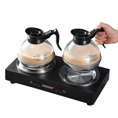 China Wholesale Stainless Steel Coffee Warmer Burner Hot Dish Coffee Jug Decanter Heater +double pc for sale